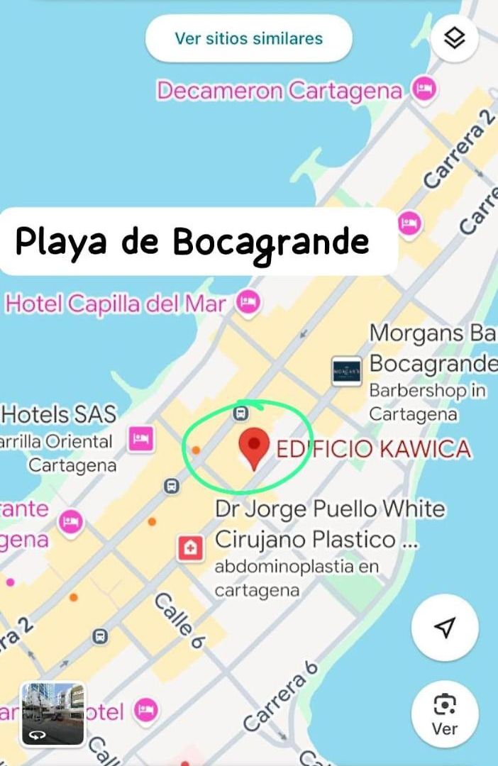 Cerca Playa Bocagrande